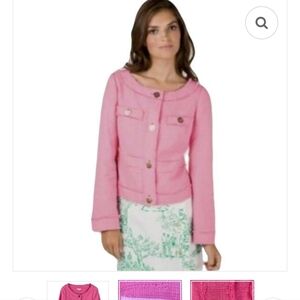 LILLY PULITZER The Millie Blazer - Pink Tweed XS